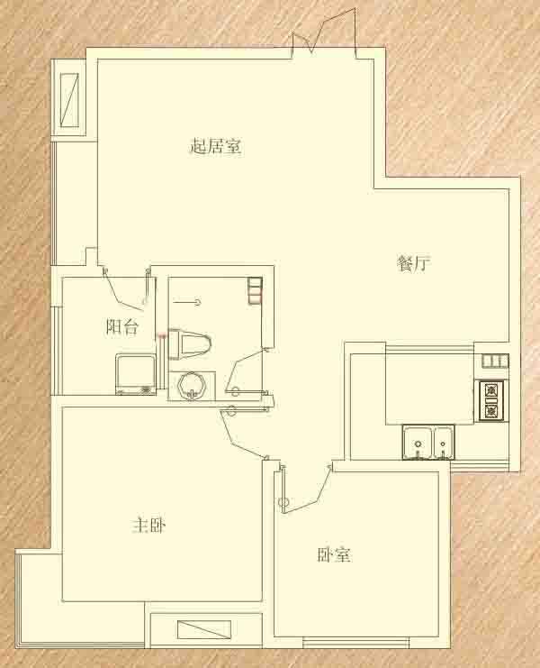 西戶3-C3 2室2廳86.82㎡